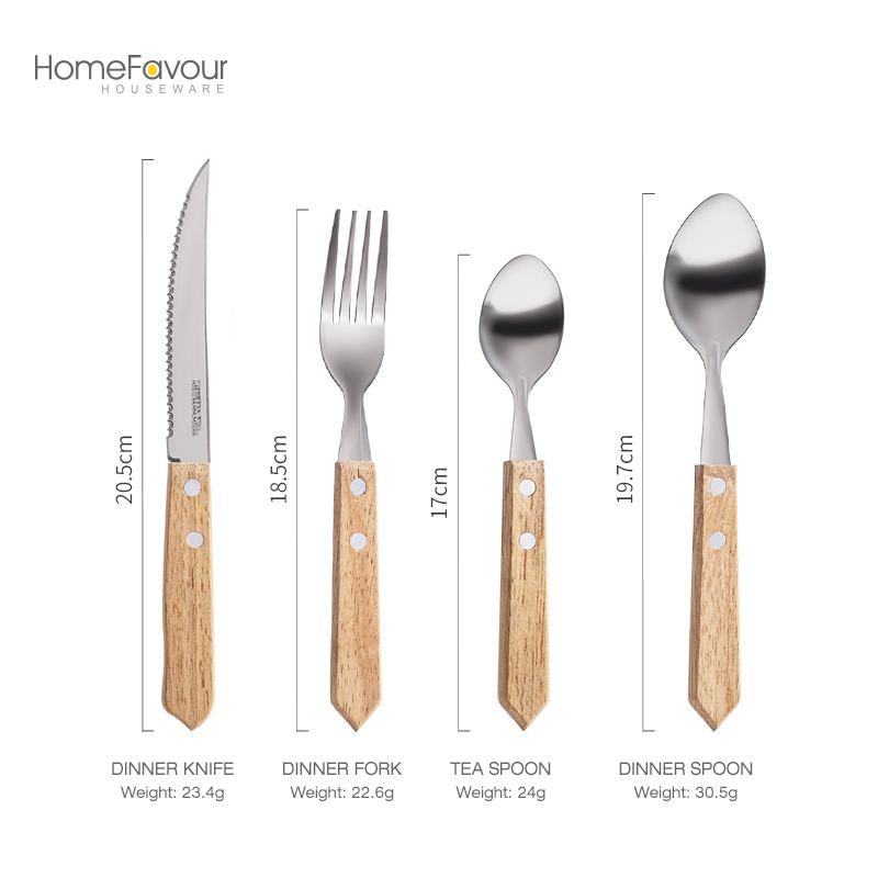 Silverware-Set-With-Brown-Handle-Kitchen-Utensil-Sets-for-4-Knife-Spoons-And-Forks-Set Silverware-Set-With-Brown-Handle-Kitchen-Utensil-Sets-for-4-Knife-Spoons-And-Forks-Set