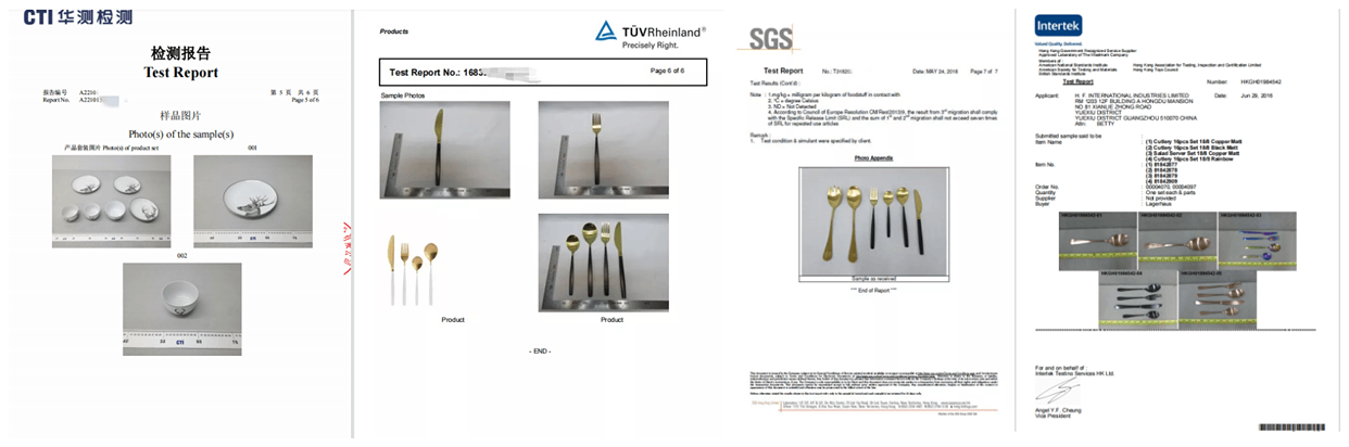LFGB FDA certificate LFGB FDA certificate
