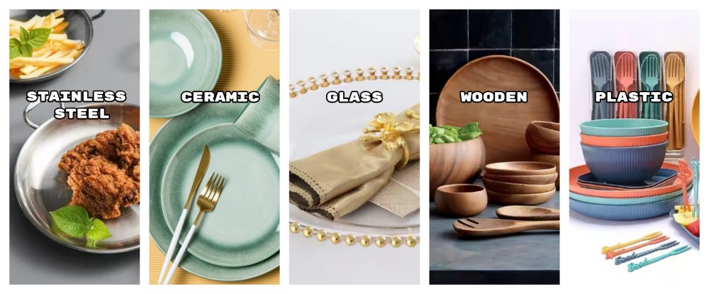 What are the materials of tableware.jpg