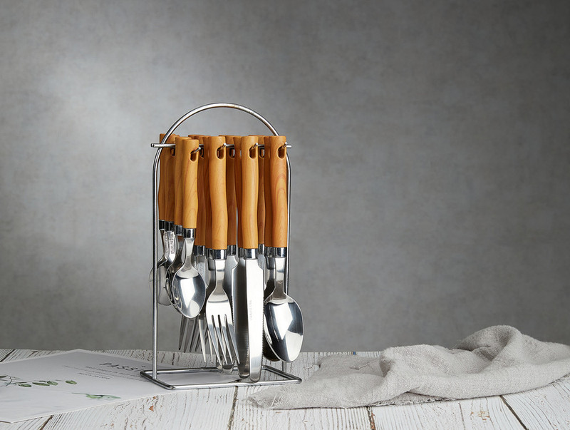Silver-Stainless-Steel-Wood-Pattern-Flatware-Set-with-Hanging