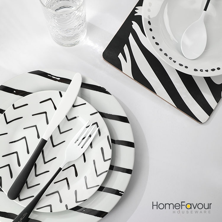Simple Lines porcelain dinner set