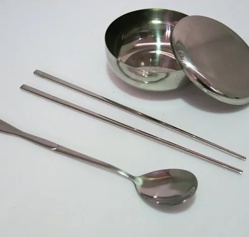 Korean flatware ,silver bowl spoon and Chopsticks.jpg