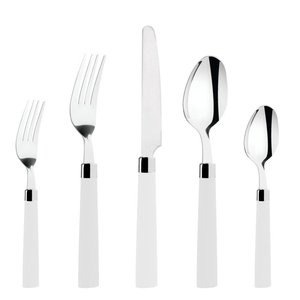 HA212WH Stainless Steel Cutlery white Plastic Handle
