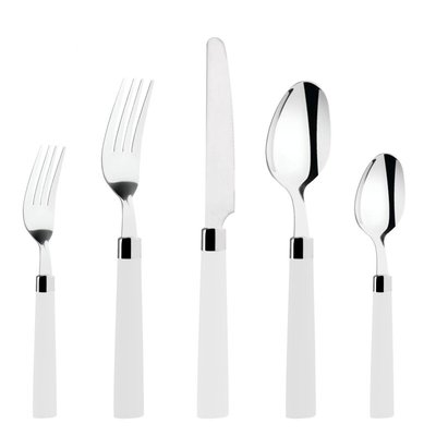 HA212WH Stainless Steel Cutlery white Plastic Handle