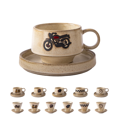 Motorcycle Series Coffee Cup & Saucer
