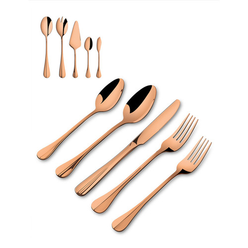10-Pc Stainless Steel Flatware Set With Salad Fork