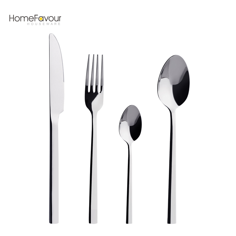 Cheap Silverware Flatware Set,4 Piece Homefavour