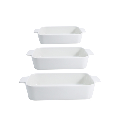 White Bisque Baking Tray