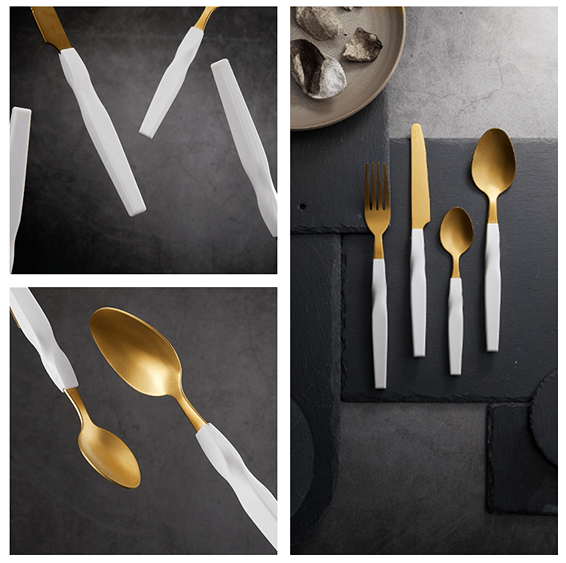 The origin of plastic flatware set design Homefavour